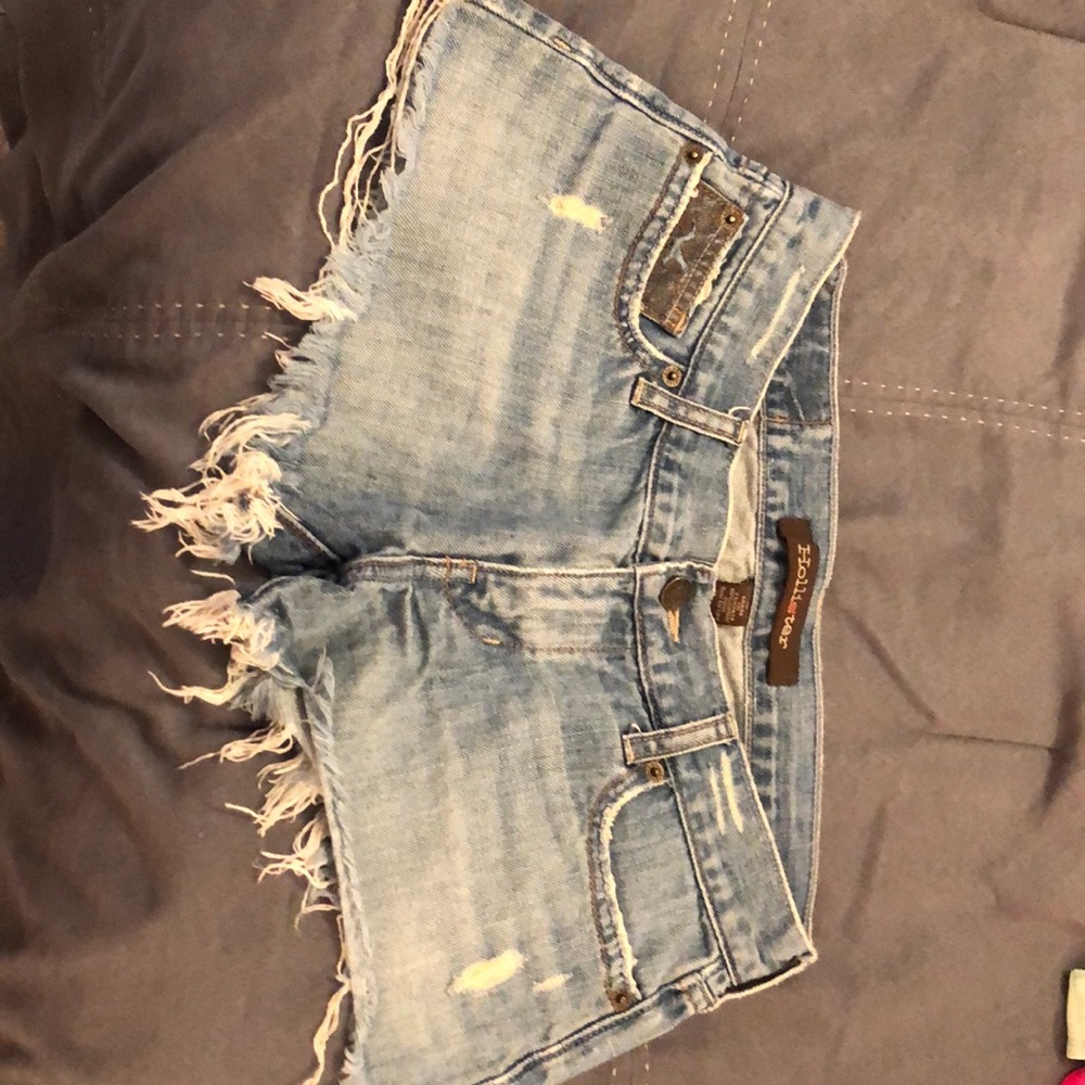 Hollister jean shorts